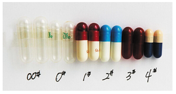 แคปซูลขนาดแตกต่างกัน