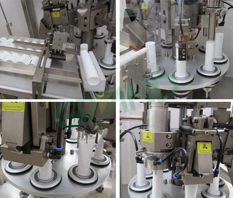 รายละเอียดเครื่องจักรปิดผนึกหลอดโลหะ