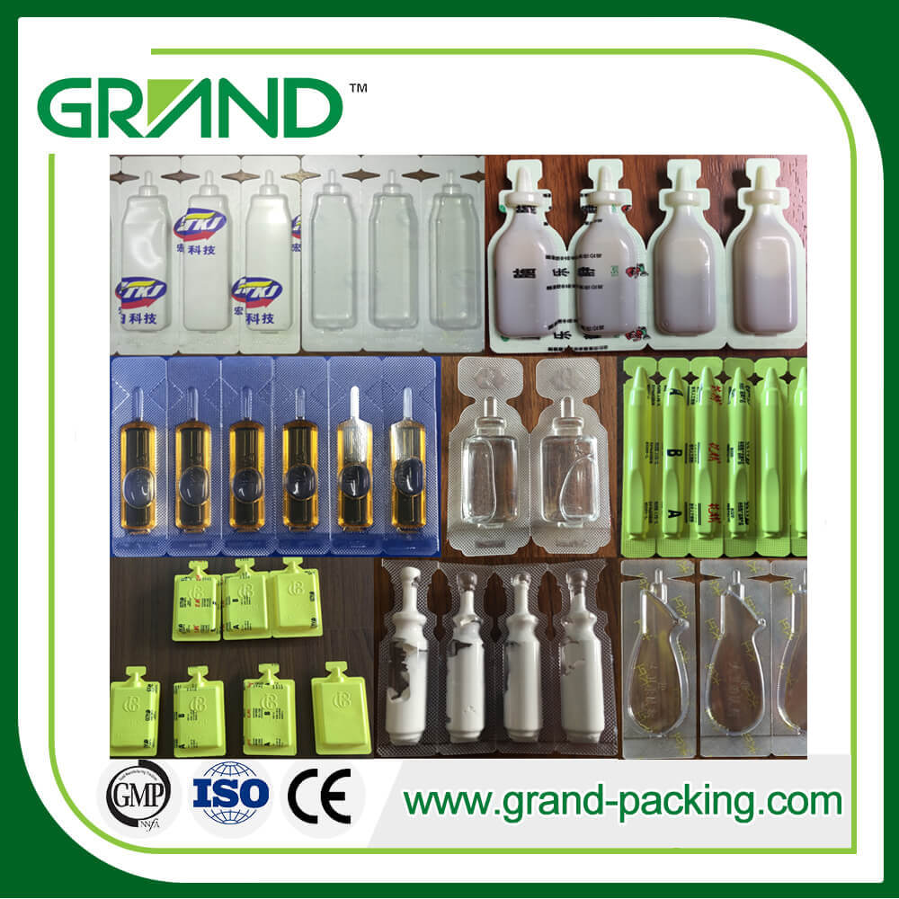 มืออาชีพ PVC PET Bottle Bottle Ampoule FORM FILL SEAL MACHINES