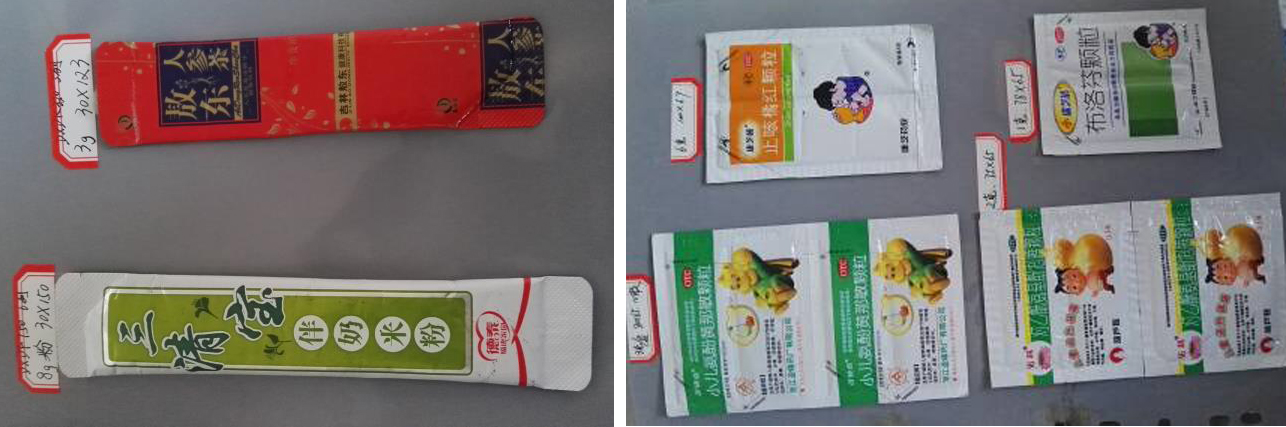 ตัวอย่างซองบรรจุภัณฑ์