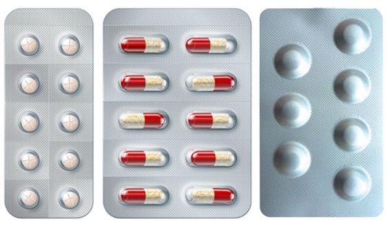 ขนาดเล็กบรรจุภัณฑ์พลาสติกบรรจุภัณฑ์เครื่อง-Alu-พีวีซี