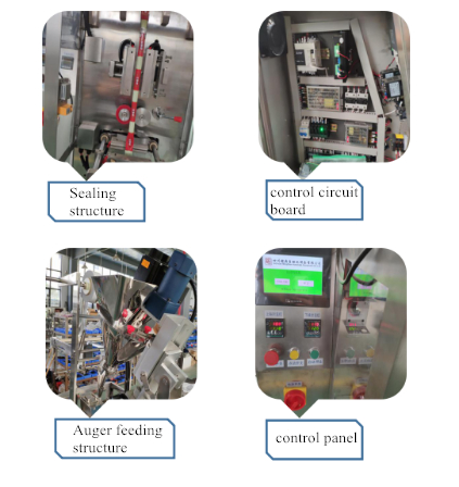 ชิ้นส่วนเครื่องบรรจุผงซอง