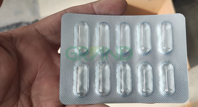 เครื่องบรรจุพุพองสำหรับแคปซูล