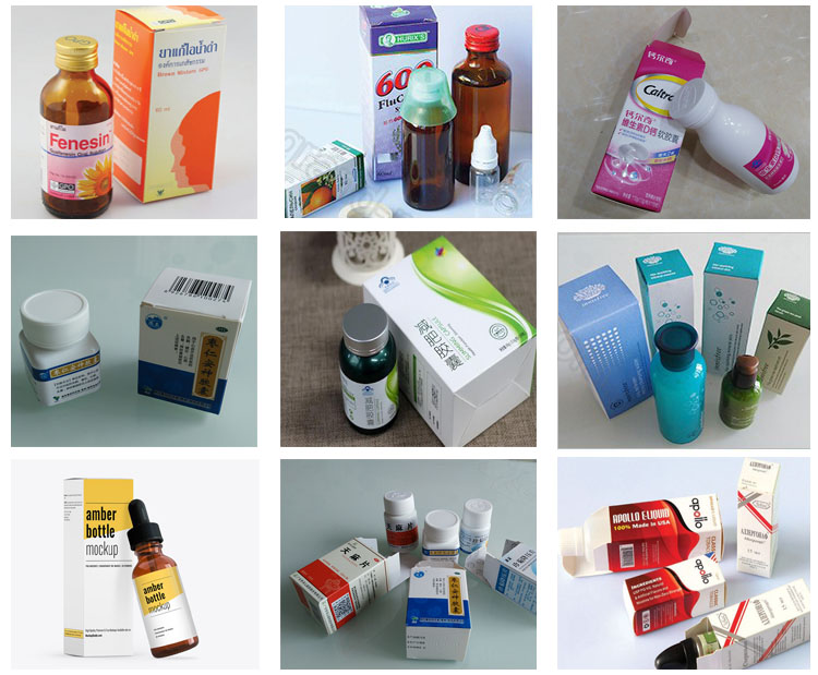 เครื่องกล่องอัตโนมัติสำหรับขวด