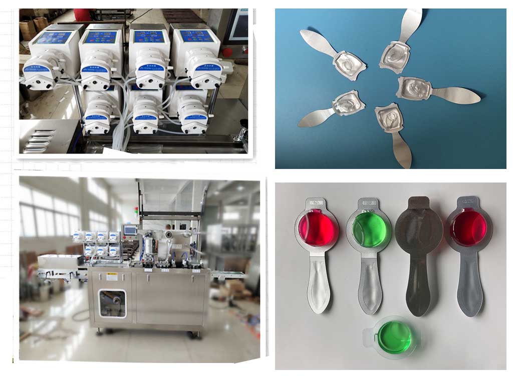 ตัวอย่างเครื่องบรรจุพุพองน้ำหอม