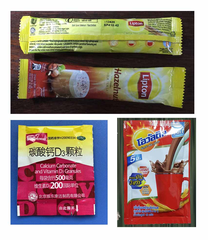 ตัวอย่างเครื่องจักรบรรจุภัณฑ์ Sachet