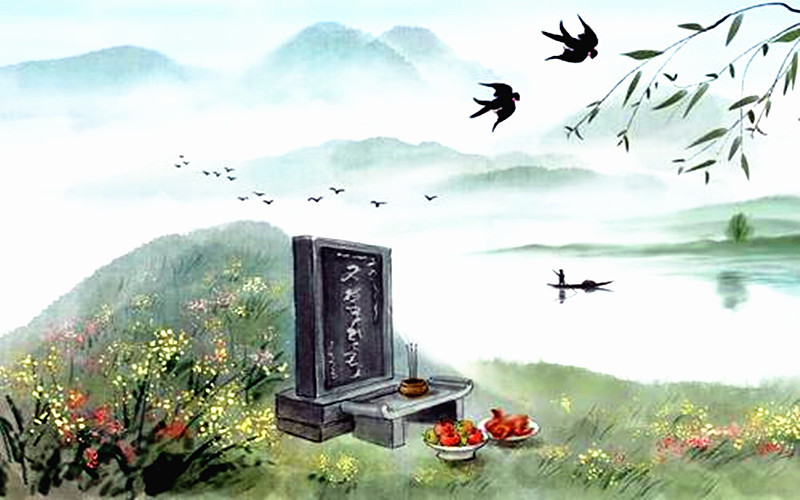 ว่าวบินในเทศกาลชิงมิง