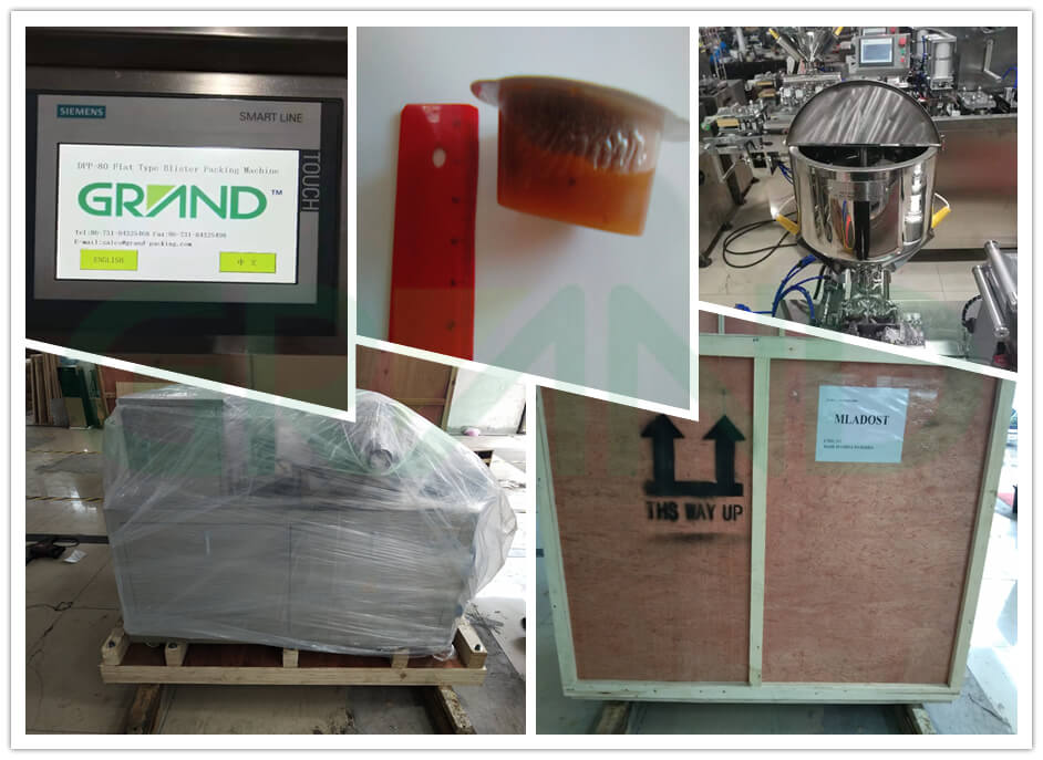 เครื่องบรรจุพุพองสำหรับแยม